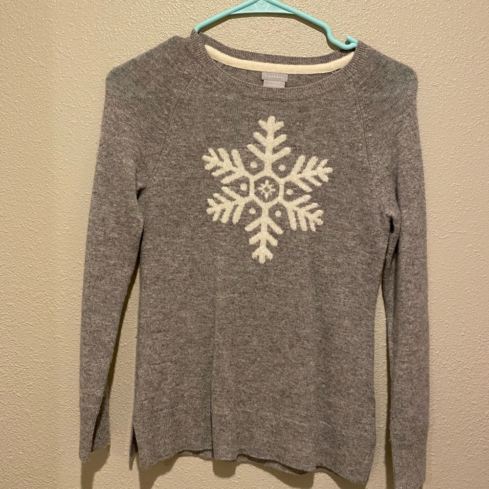 Cashmere Tahiti Snowflake Sweater